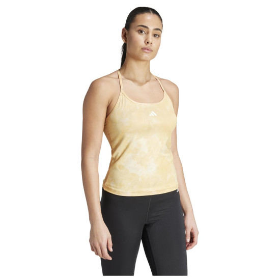 Adidas Γυναικεία αμάνικη μπλούζα Train-Essentials AOP Flower Tie-Dye Tank Top